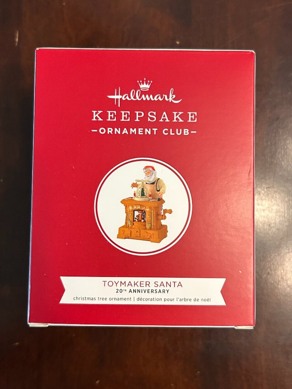 Hallmark Keepsake 2019 Toymaker Santa 20th Anniversary Club Member Exclusive